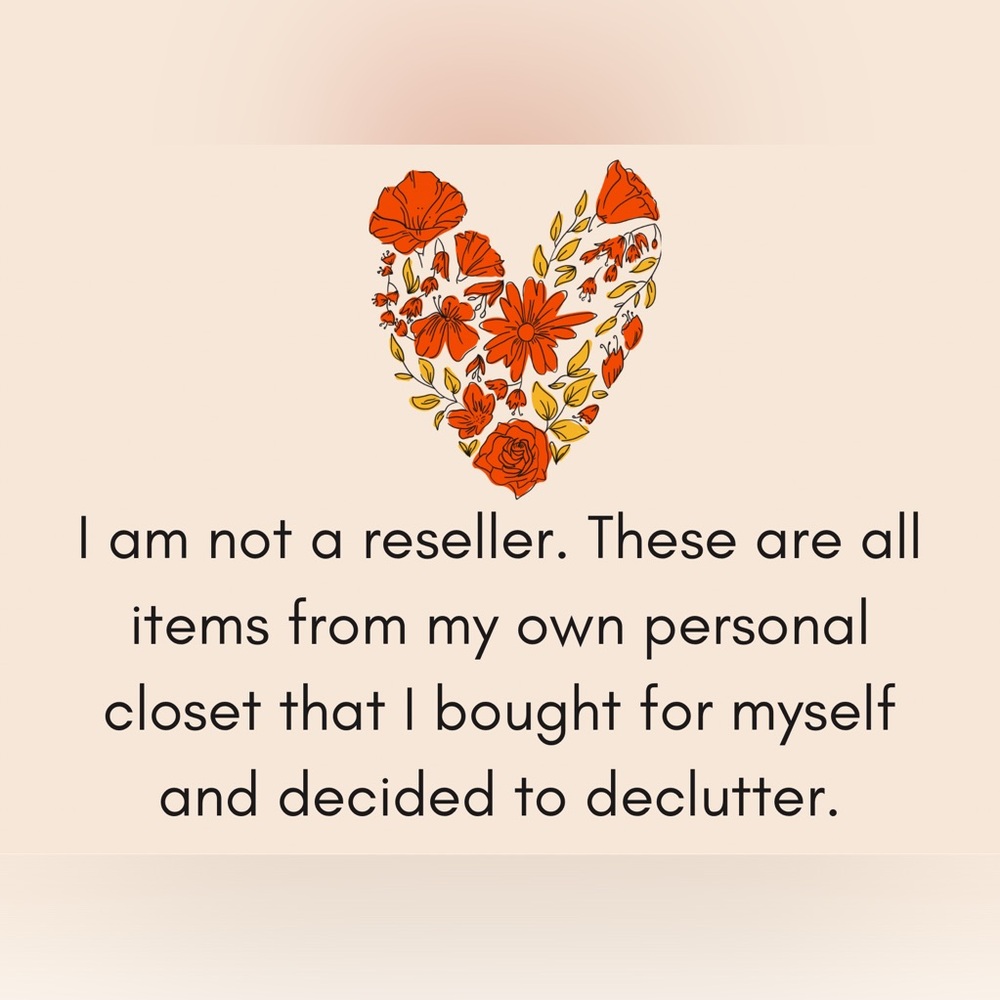 not a reseller. it’s my closet.
